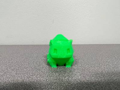 3D Printed Low Poly Bulbasaur