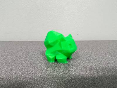 3D Printed Low Poly Bulbasaur